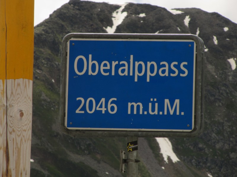 Passhöhe Oberalppass 4