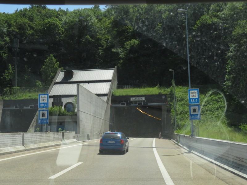 Bilder von der Fahrt von Kandern nach Bad Ragaz