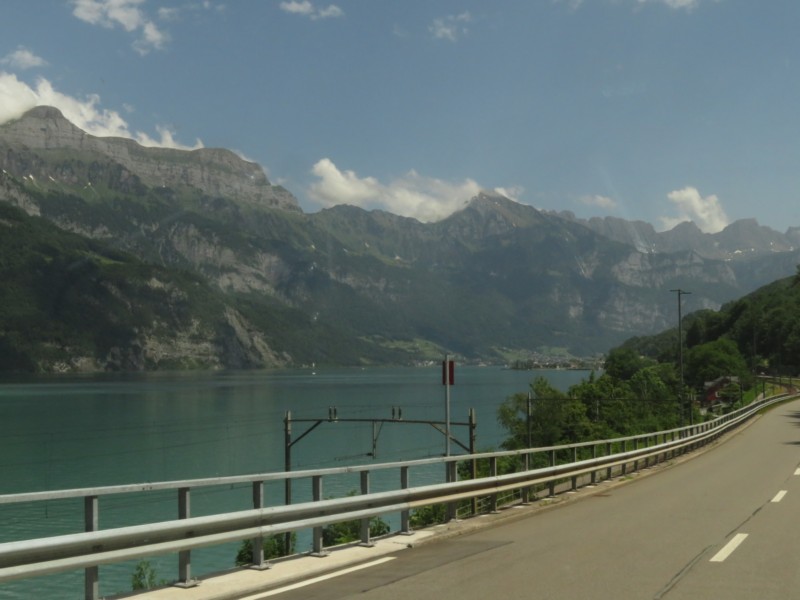 Bilder von der Fahrt von Kandern nach Bad Ragaz