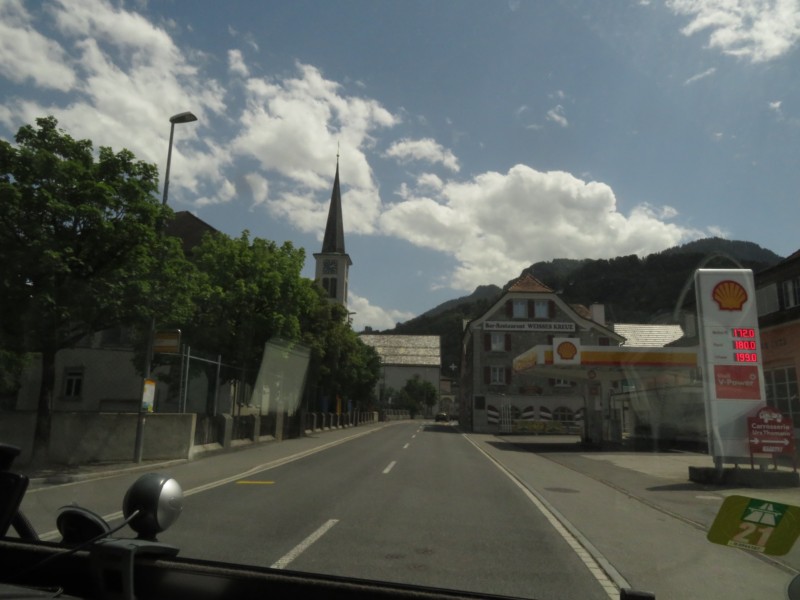 Bilder von der Fahrt von Kandern nach Bad Ragaz