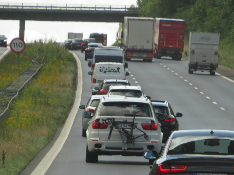 Fahrt von Seeland zum Platz Hohner Fähre 9