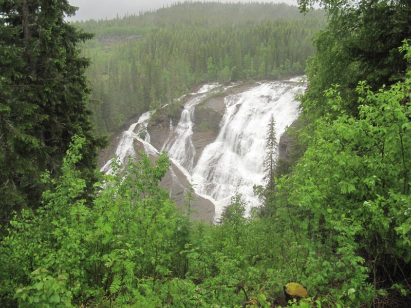 Wasserfall Grongstadfossen 3