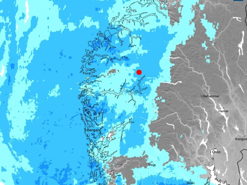 regenradar Jostedal