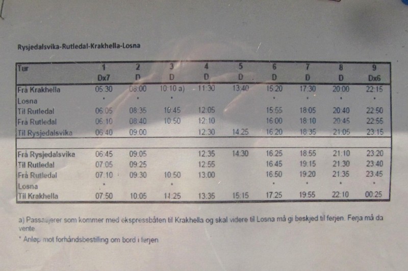 An der Fähre Rutledal 2