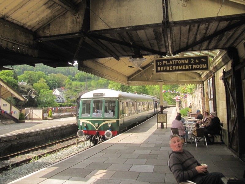 Fahrt mit der Llangollen-Railway 4