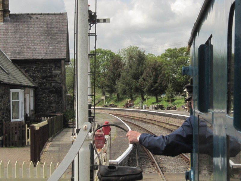 Fahrt mit der Llangollen-Railway 12