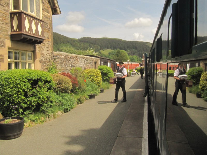 Fahrt mit der Llangollen-Railway 18