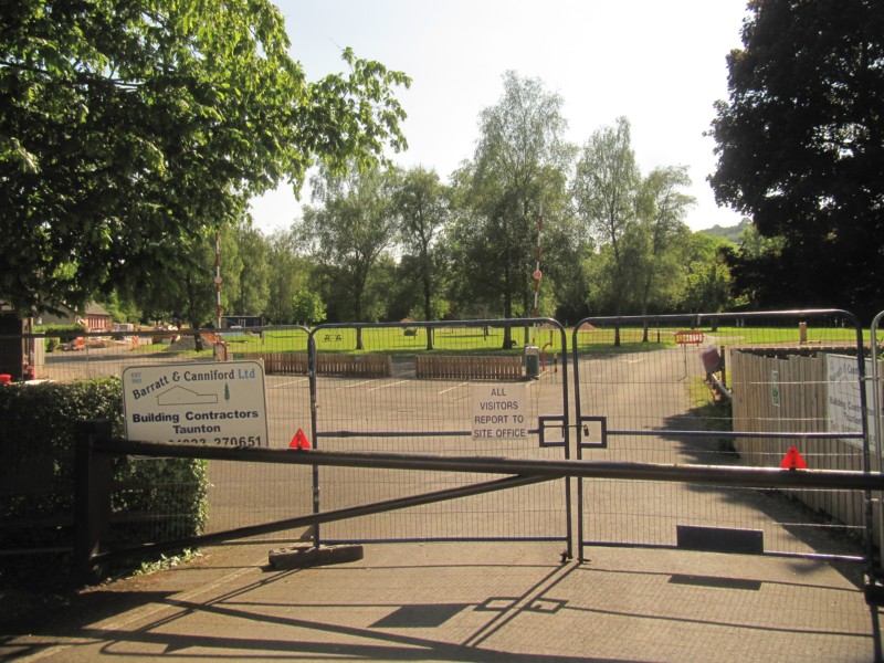 geschlossener Campingplatz bei Pandy