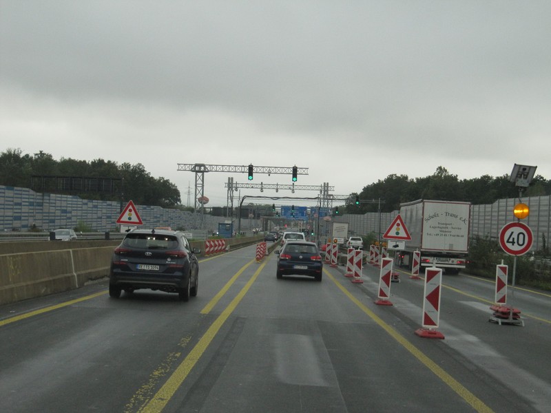 Fahrt auf der Autobahn