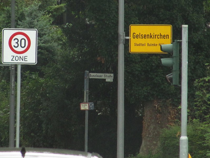 Ortsschild Gelsenkirchen