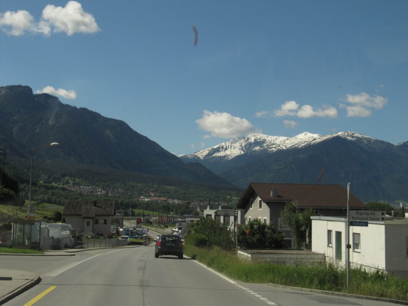 Fahrt von Bad Ragaz nach Carrera 1