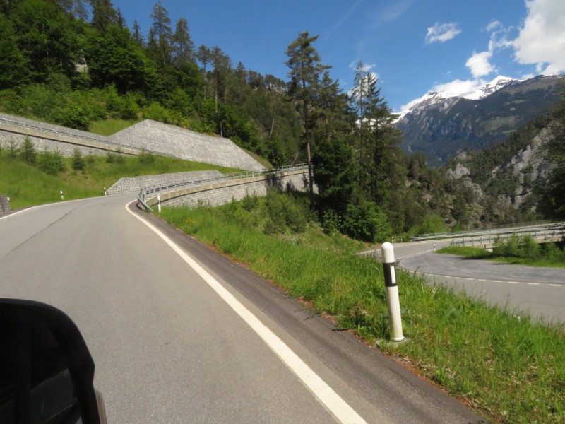 Fahrt von Bad Ragaz nach Carrera 8